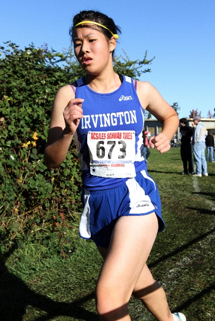 NCS XC D2 Girls-078.JPG - 2009 North Coast Section Cross Country Championships, Hayward High School, Hayward, California